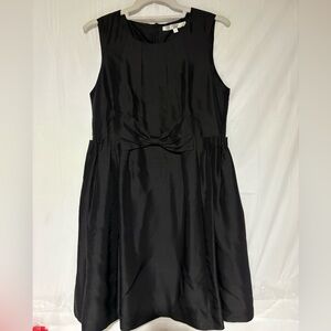 3.1 Phillip Lim Black Sleeveless Midi Dress with Bow Detail